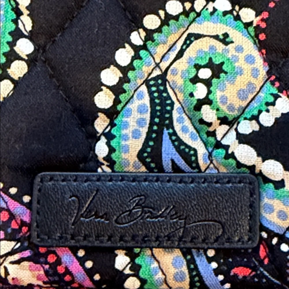 Vera Bradley Black Kiev Paisley Travel Jewelry Organizer NWOT (retired print) - Picture 5 of 11